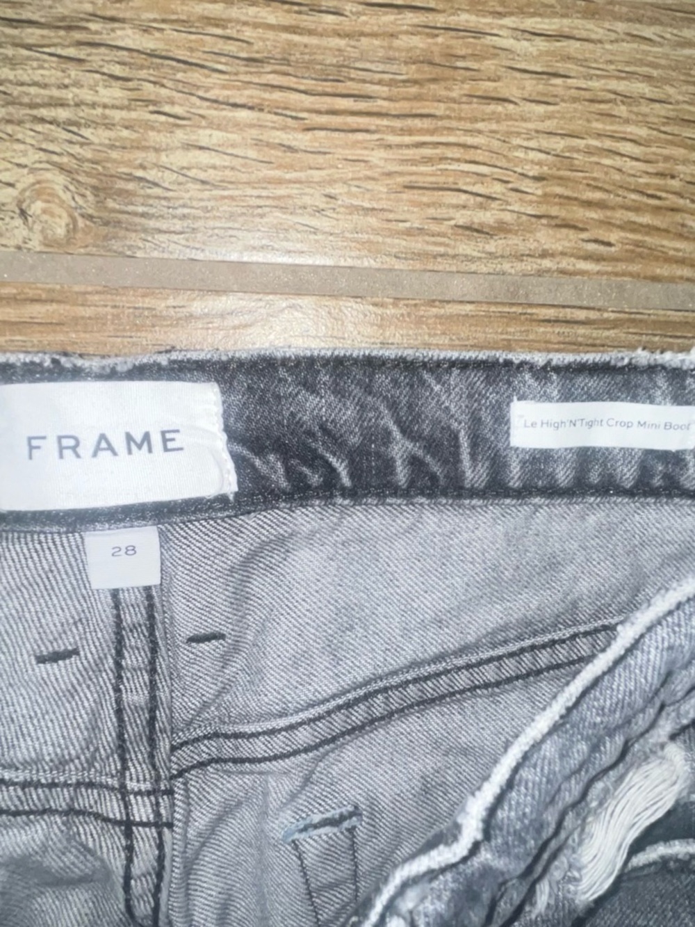 Frame le High N Tight Crop Mini Boot jeans - Picture 5 of 5